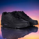 Black Nike Air Max 90 Trainers, 1, hi-res
