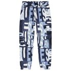 Boys Blue Logo Joggers, 2, hi-res