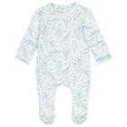 Baby Boys White & Blue Africa Babygrow Gift Set, 1, hi-res
