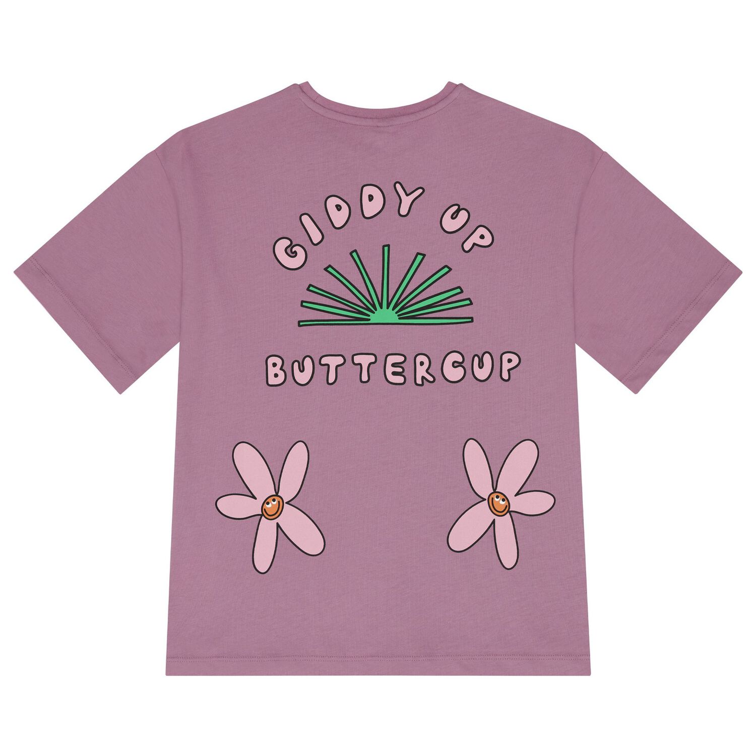 Girls Purple Horseshoe T-Shirt, 1, hi-res