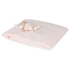 Baby Girls Pink Teddy Bear Blanket, 2, hi-res