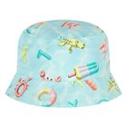 Younger Boys Aqua Swim Shorts & Reversible Hat Set, 3, hi-res