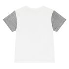 تيشيرت اطفال تيدى بير باللون الابيض, 2, hi-res