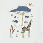 Younger Boys White Animals T-Shirt, 1, hi-res