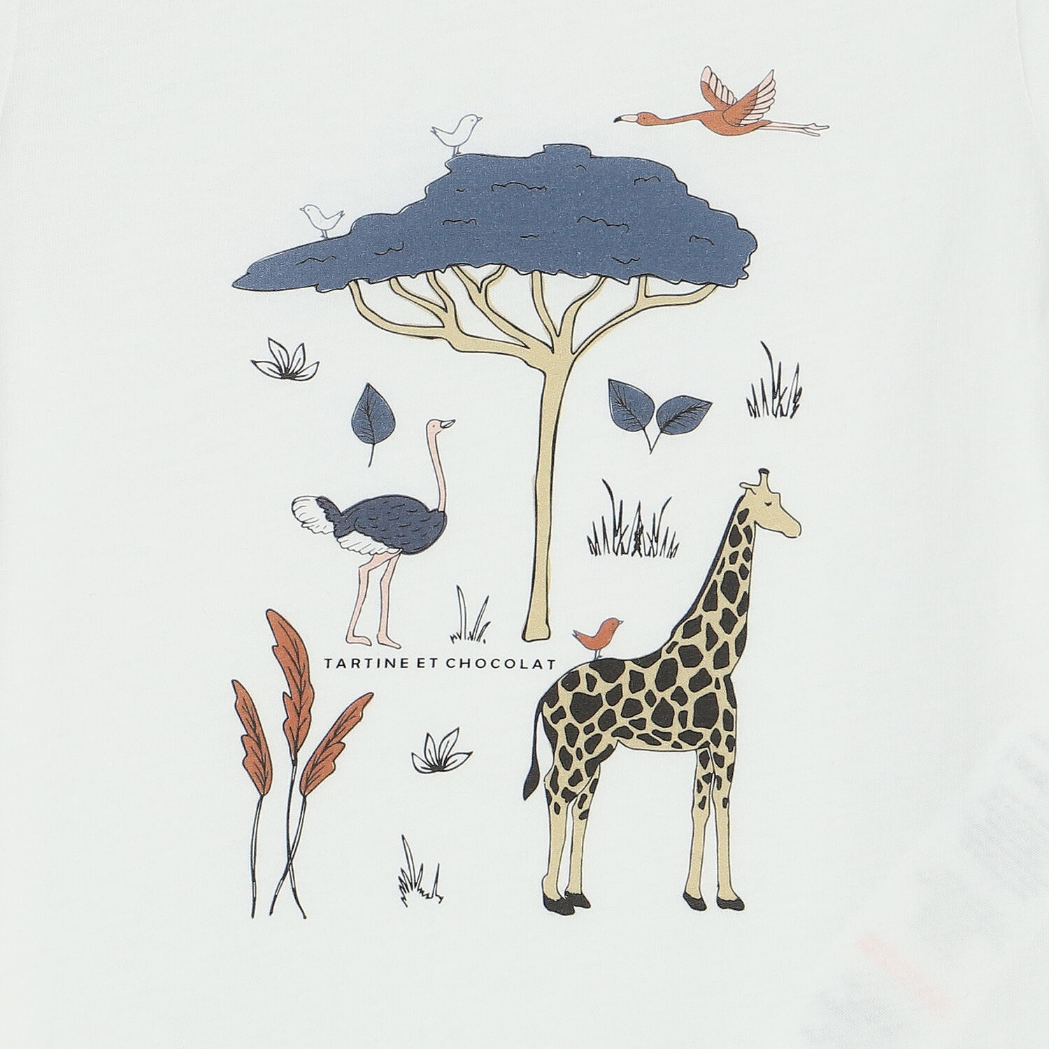 Younger Boys White Animals T-Shirt, 1, hi-res