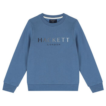 Boys Blue Logo Sweatshirt