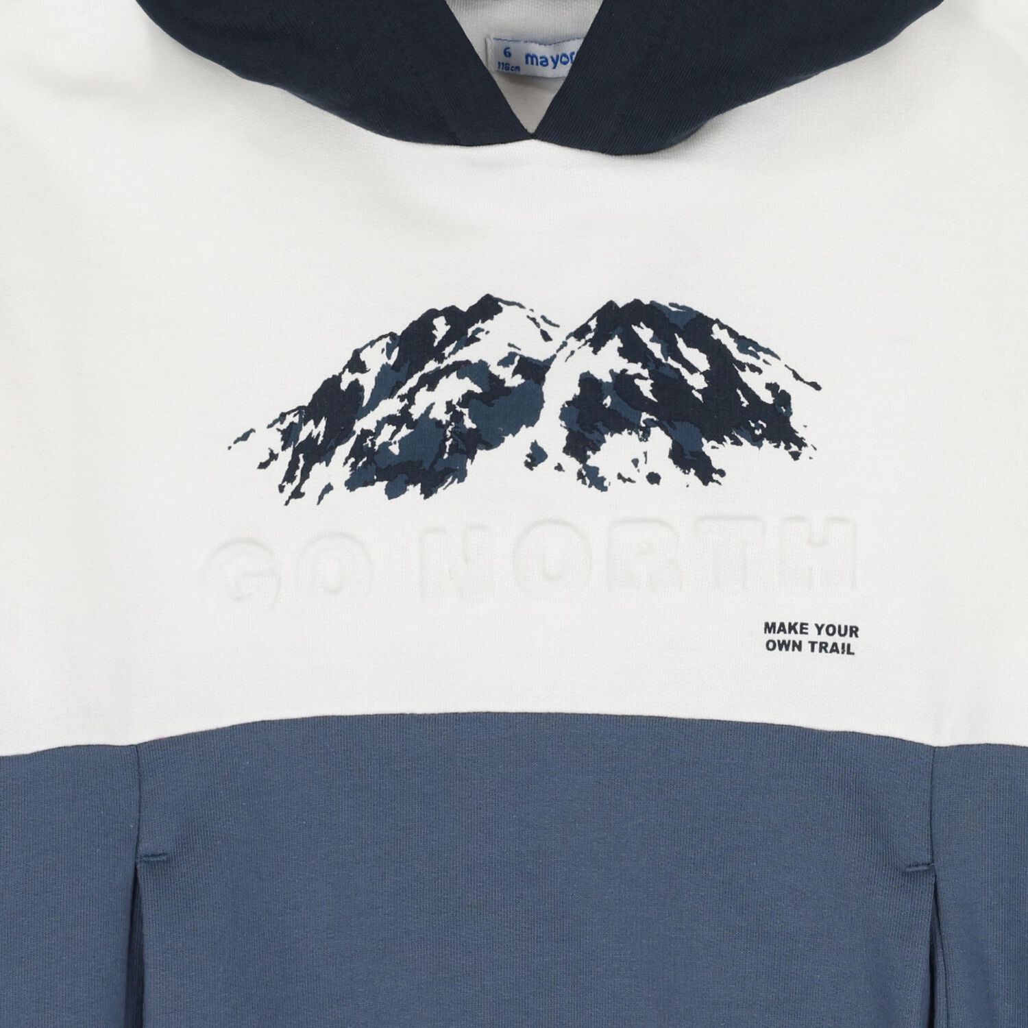 Boys Ivory & Blue Tracksuit Set ( 3 Piece ), 1, hi-res