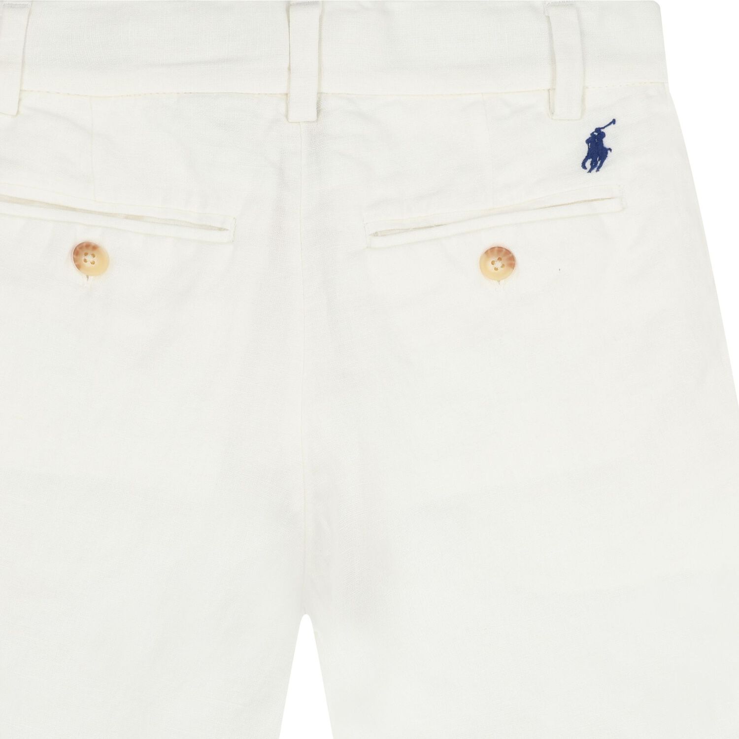Boys White Logo Shorts, 1, hi-res