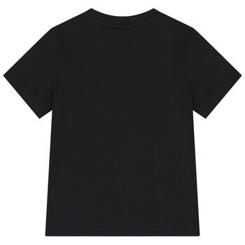 Boys Black Logo T-Shirt