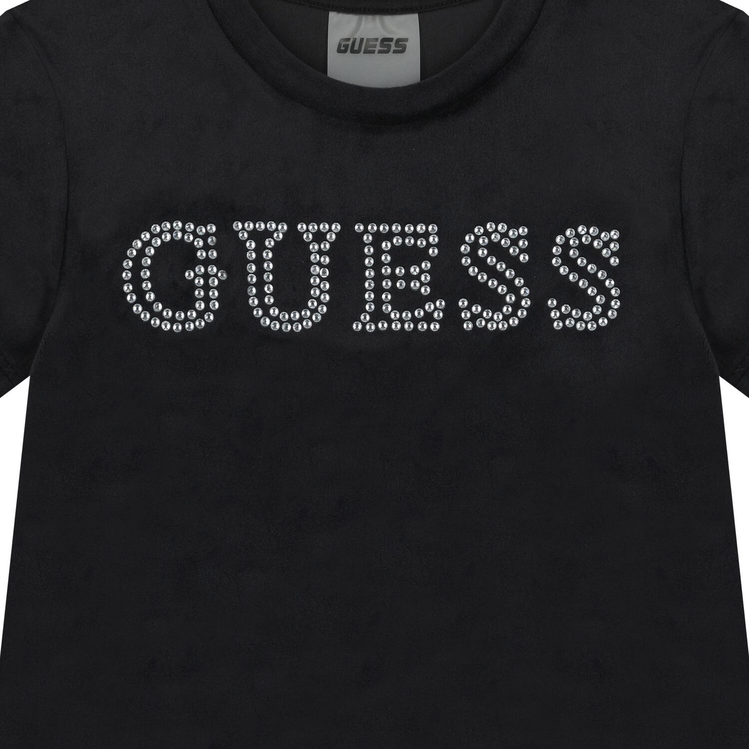 Girls Black Logo T-Shirt, 1, hi-res image number null