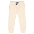 بدلة رياضية بالشعار باللون البيج للأولاد والبنات, 1, hi-res