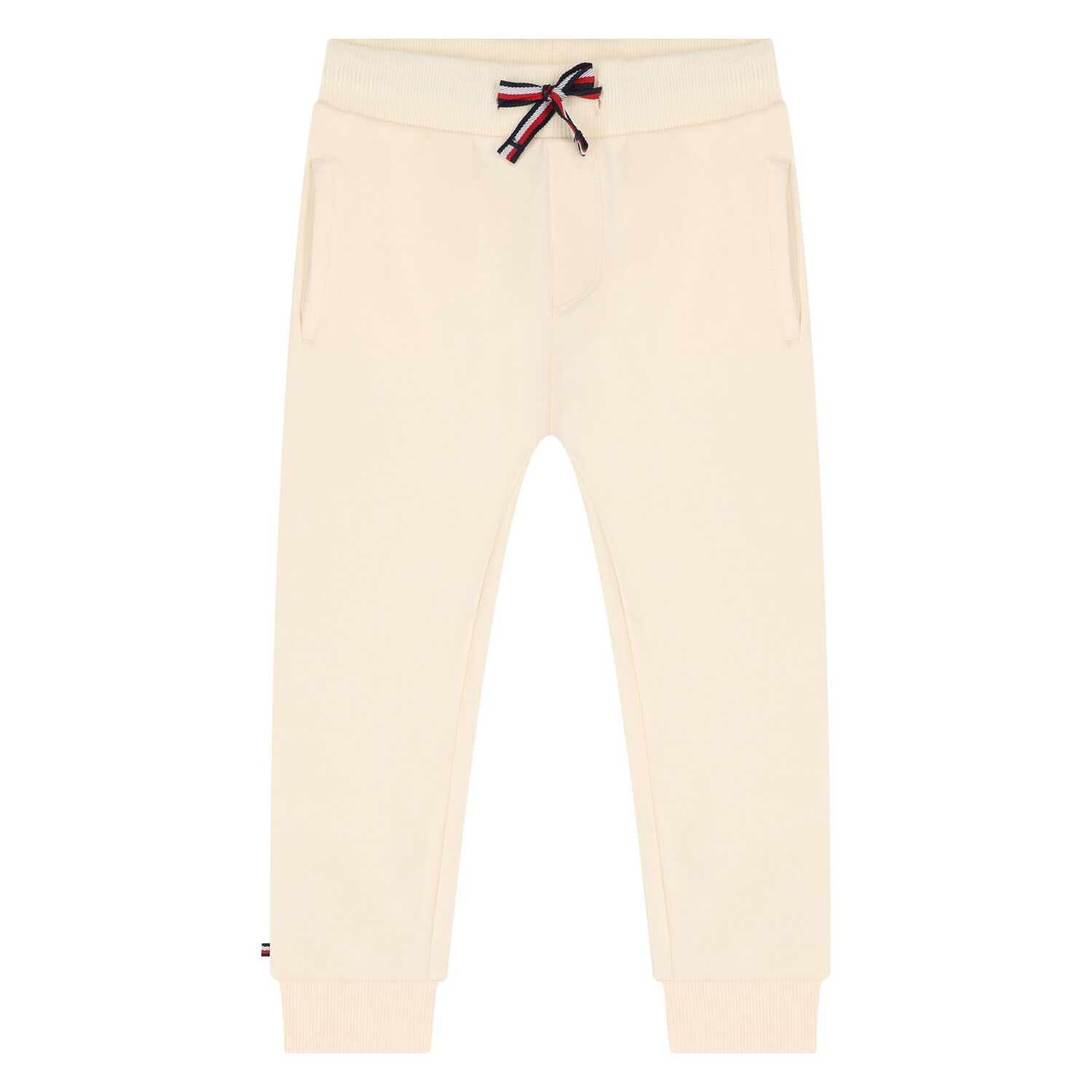 بدلة رياضية بالشعار باللون البيج للأولاد والبنات, 1, hi-res