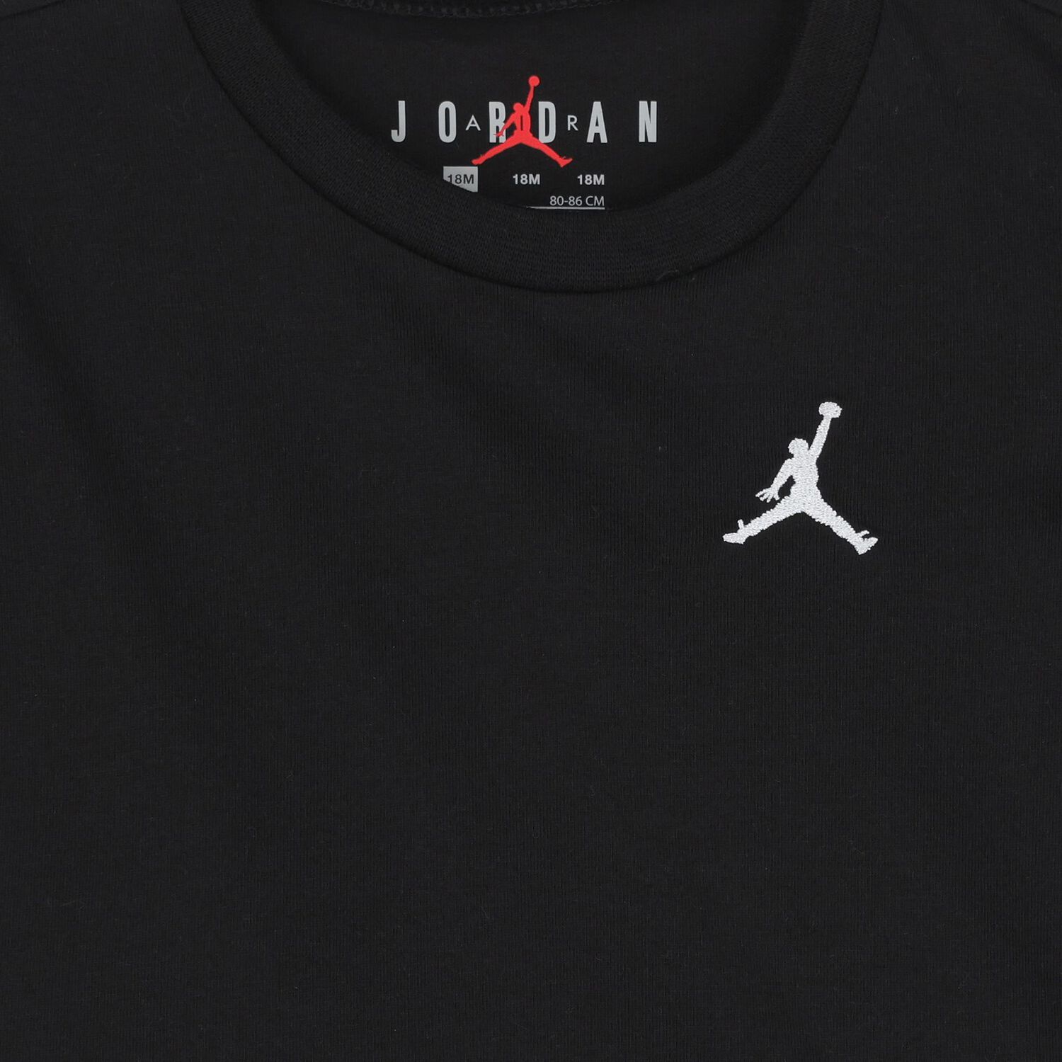 Younger Black Jordan Logo Shorts Set, 1, hi-res image number null