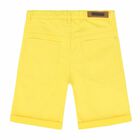 Boys Yellow Logo Shorts, 1, hi-res