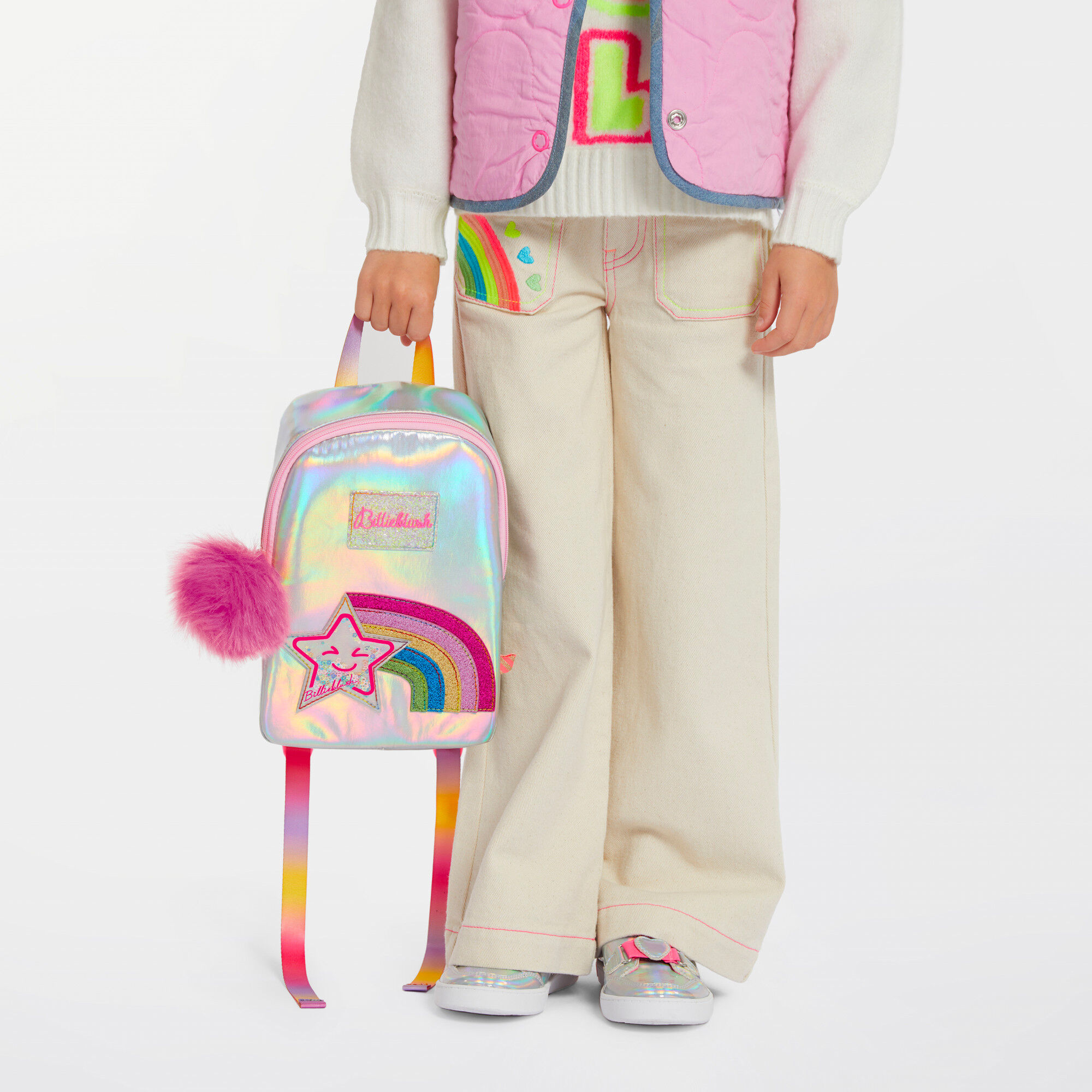 BILLIEBLUSH Girls Rainbow Backpack Junior Couture KSA