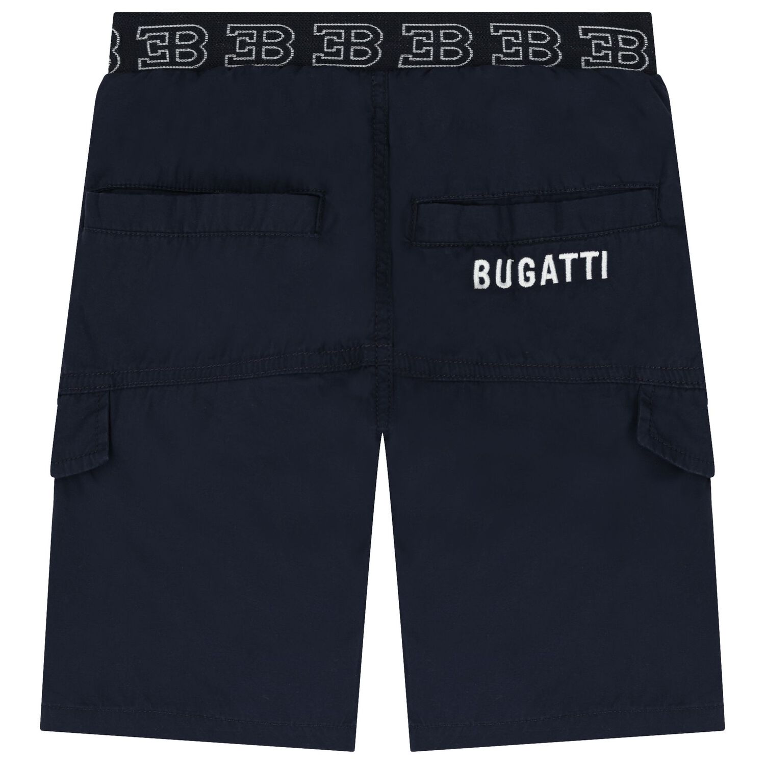 Boys Navy Blue Logo Shorts, 1, hi-res image number null