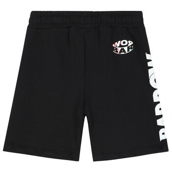 Black Logo Shorts