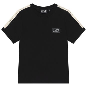 Boys Black Logo T-Shirt