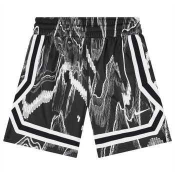 Boys Black & White Logo Dri-FIT Shorts