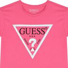 Girls Pink Logo T-Shirt, 1, hi-res