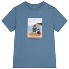 Boys Blue Polo Bear T-Shirt, 1, hi-res