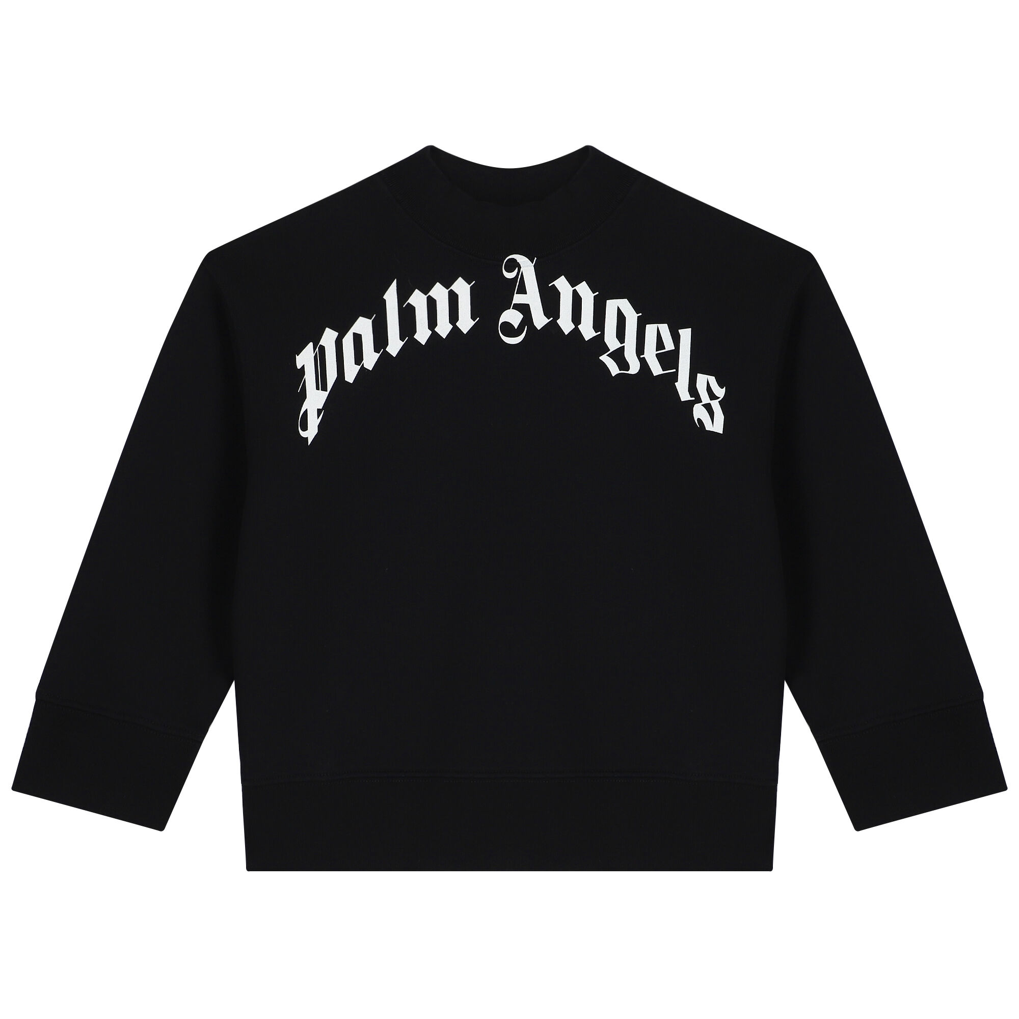 Palm Angels Black Logo Sweatshirt | Junior Couture USA