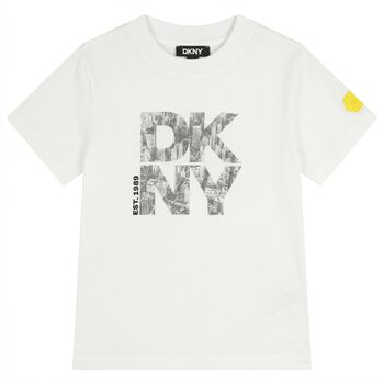 Boys White Logo T-Shirt