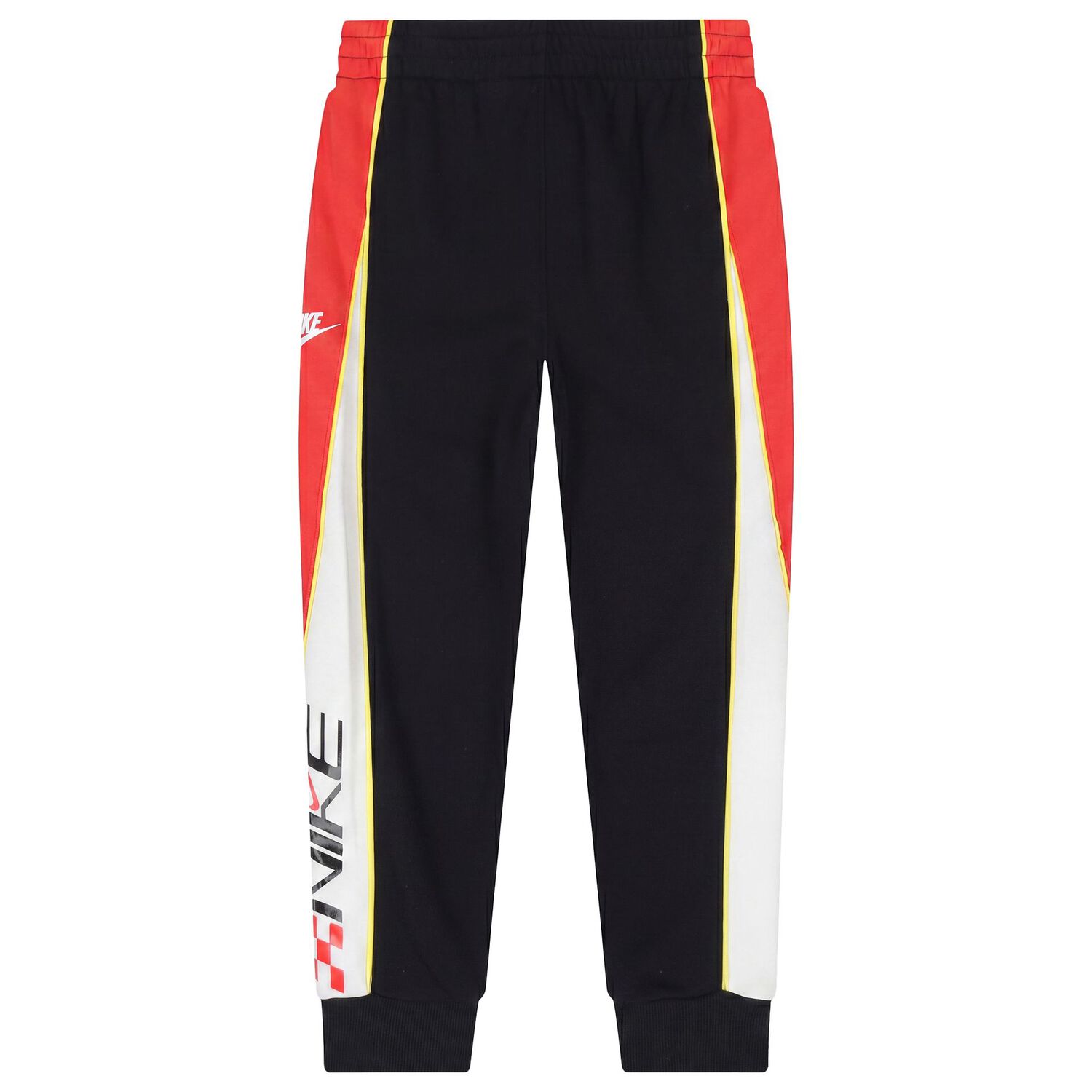 Boys Black & Red Logo Joggers, 2, hi-res