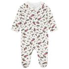 Baby Boys Ivory Polo Bear Babygrow, 1, hi-res