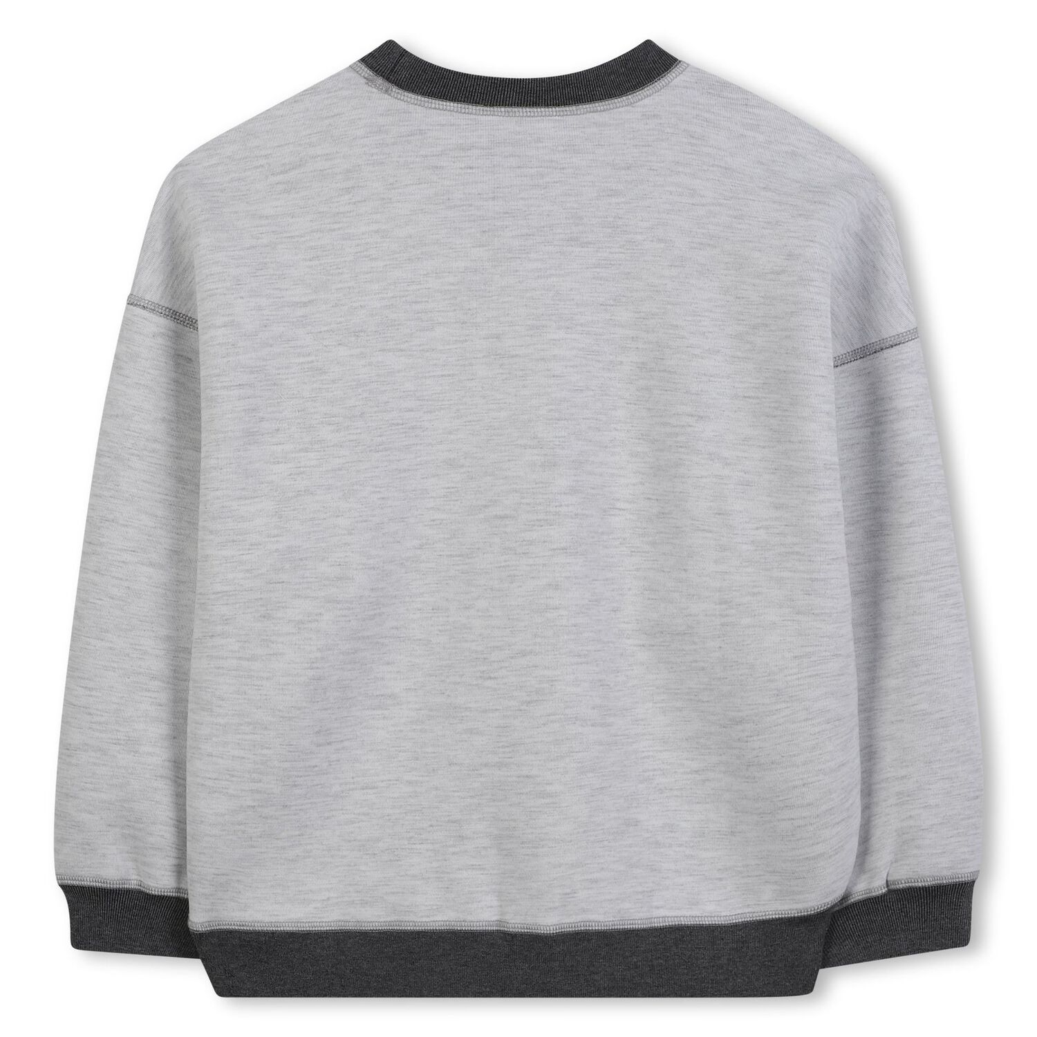 Boys Grey Logo Reversible Sweatshirt , 1, hi-res