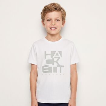 Boys White Logo T-Shirt