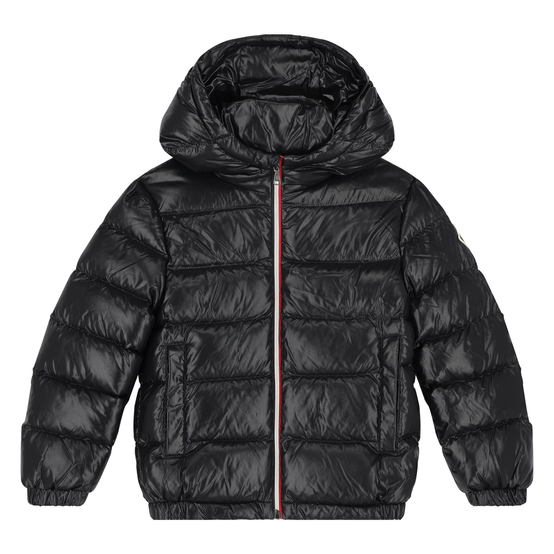 Moncler black down aubert jacket online