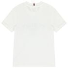Boys White Logo T-Shirt, 4, hi-res
