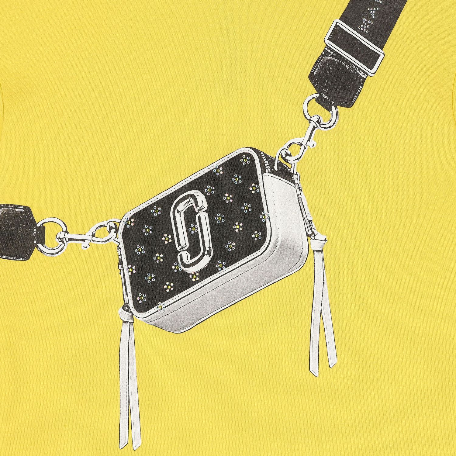 Girls Yellow Logo Bag Dress, 1, hi-res image number null