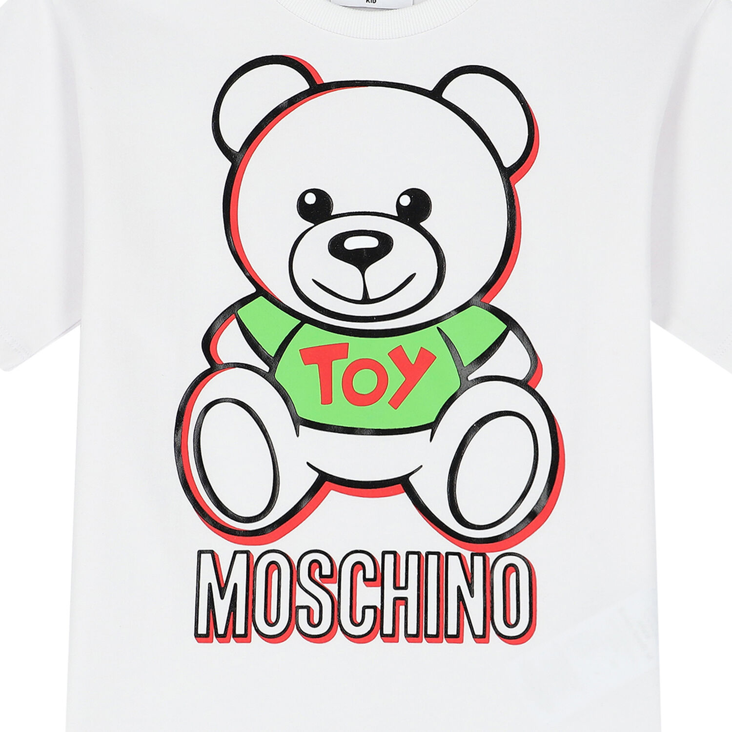 White Teddy Logo T-Shirt, 1, hi-res image number null
