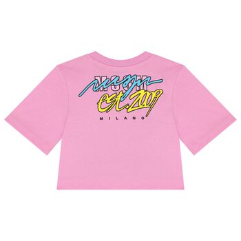 Girls Pink Logo T-Shirt