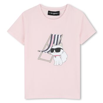 Girls Pink Choupette T-Shirt