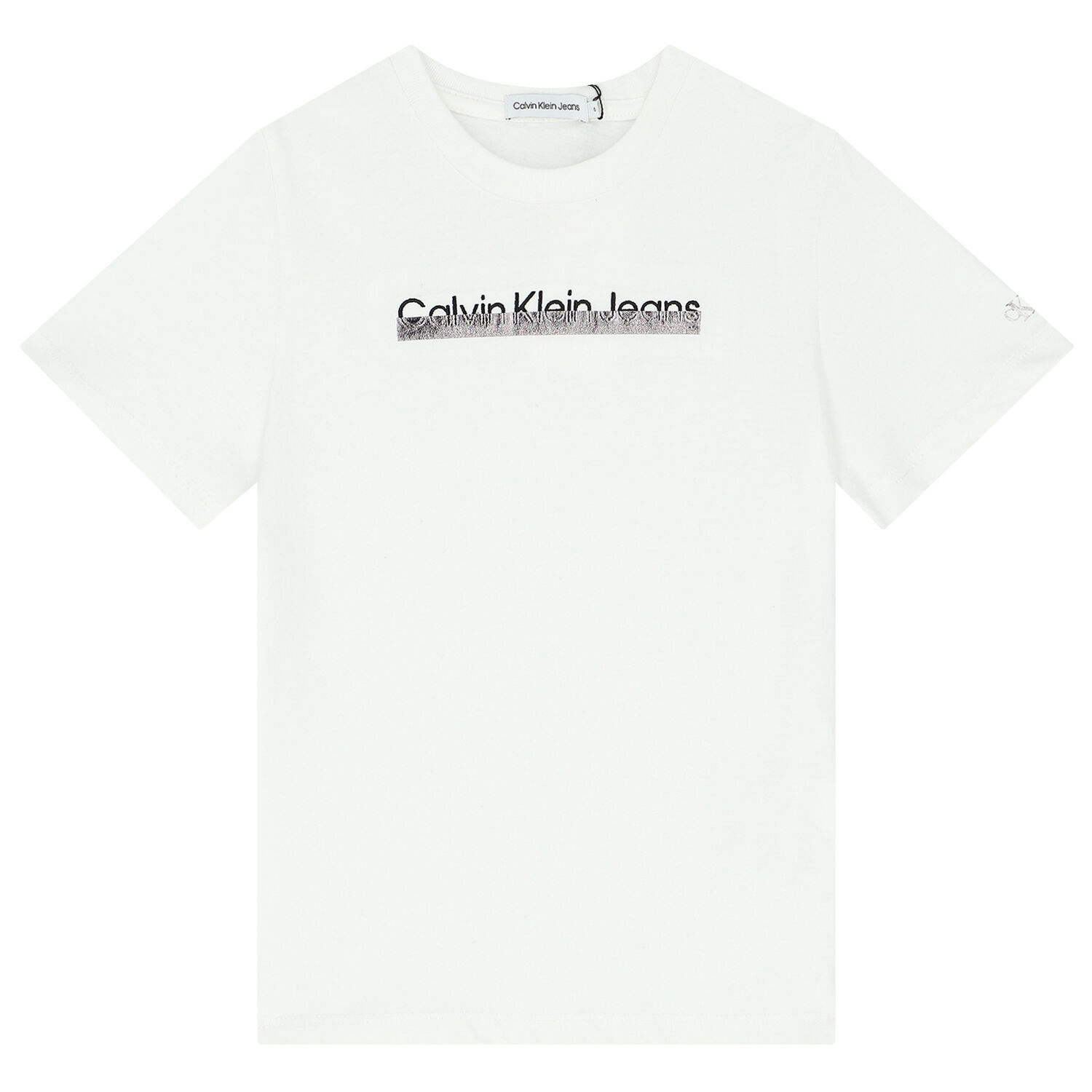 Boys White Logo T-Shirt, 2, hi-res image number null