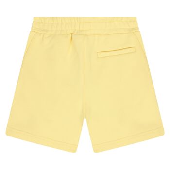 Younger Boys Yellow Logo Shorts