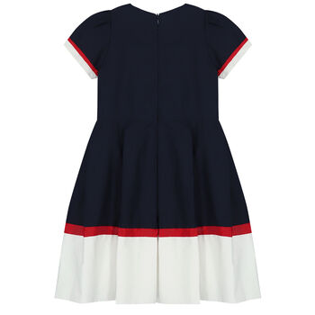 Girls Navy Blue Dress