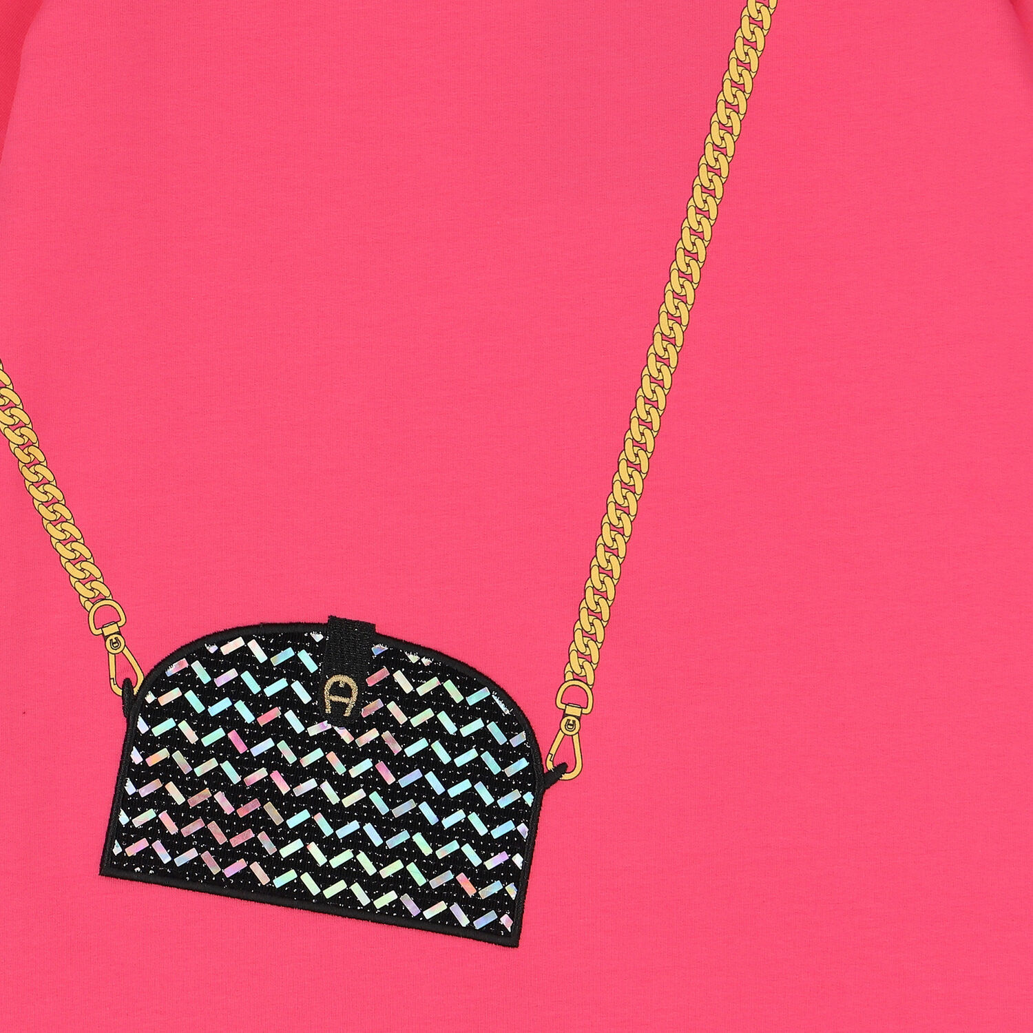 Girls Pink Logo Bag Dress, 1, hi-res image number null