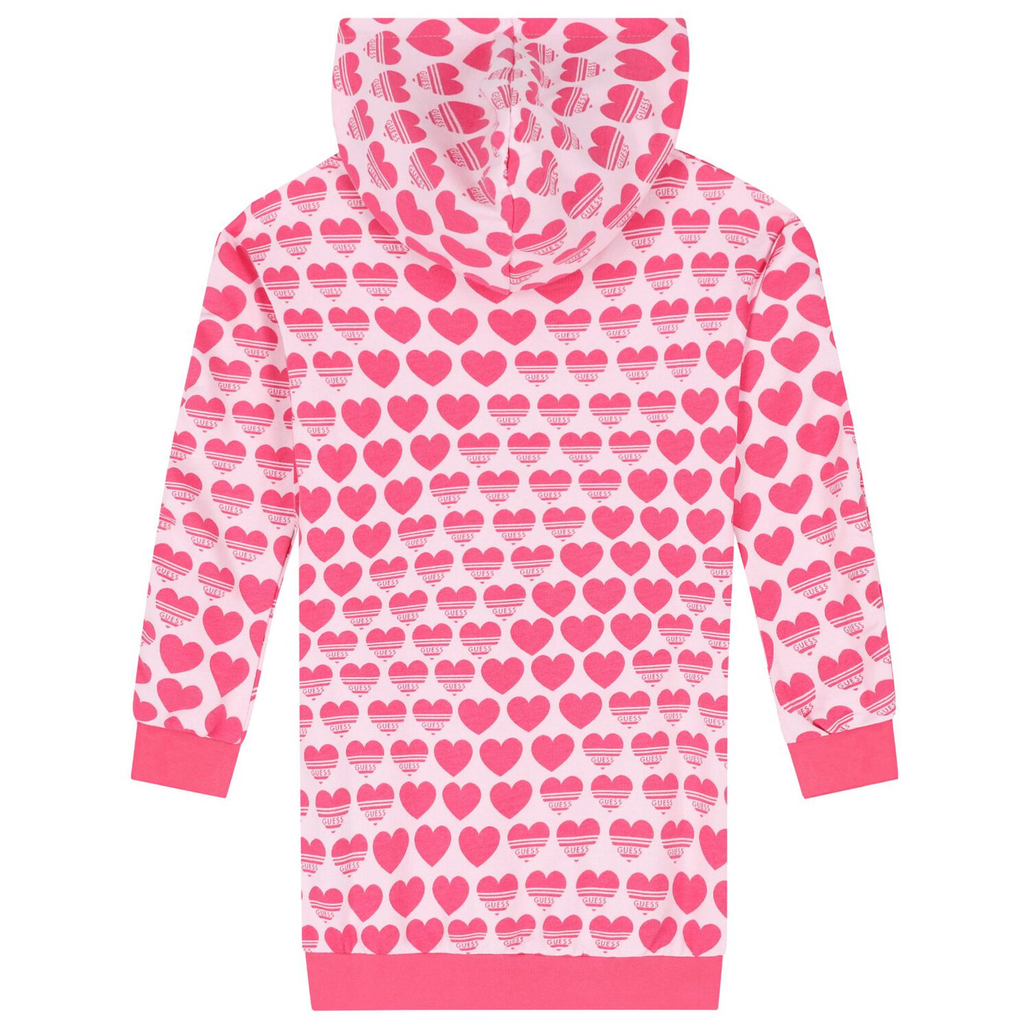 Girls Pink Logo Dress, 1, hi-res image number null