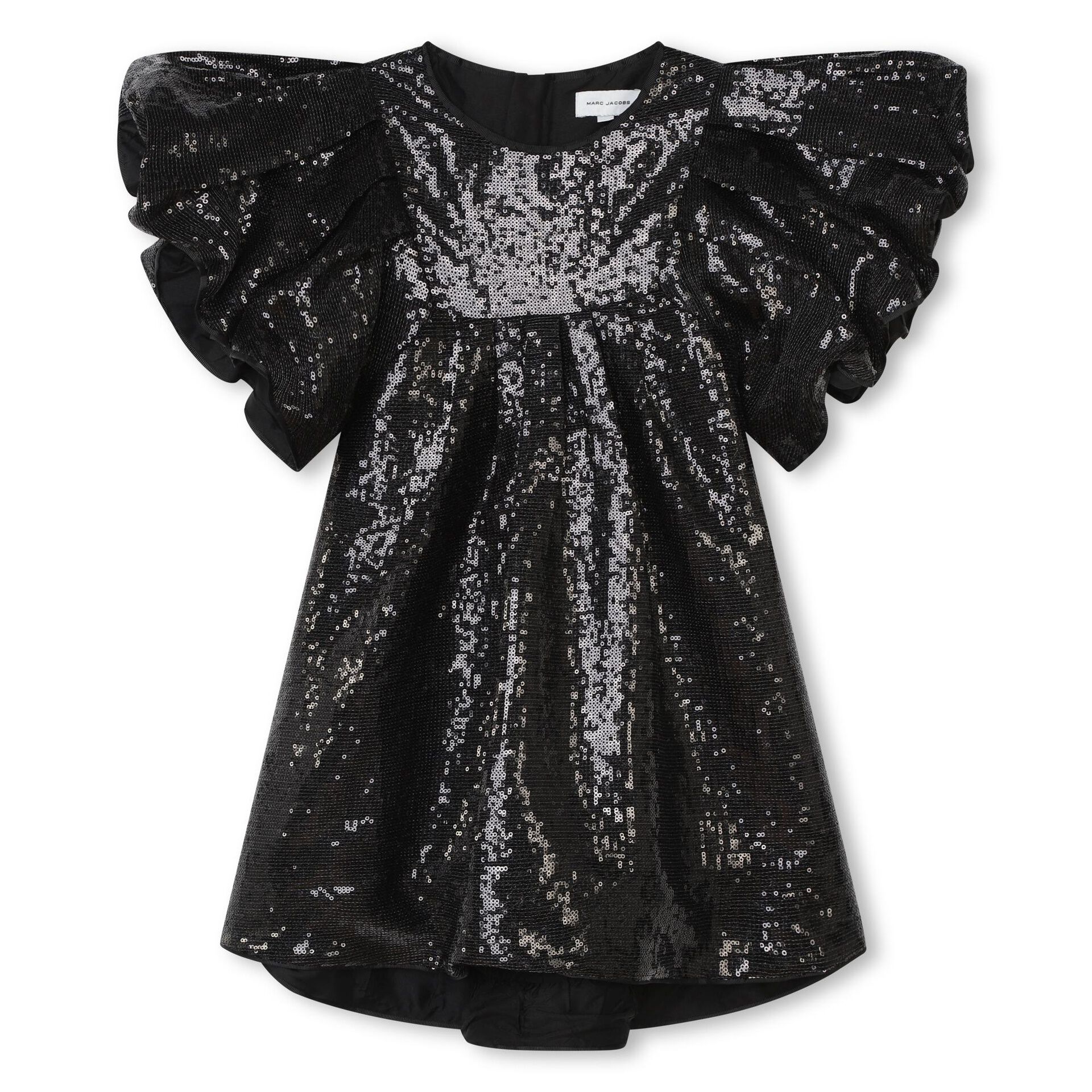 MARC JACOBS Girls Black Mini Me Sequin Dress Junior Couture Bahrain