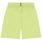 Boys Green Logo Swim Shorts, 2, hi-res