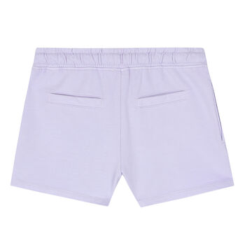 Girls Lilac Logo Shorts