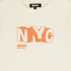 Boys Ivory Logo T-Shirt, 1, hi-res