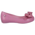 Girls Lilac Bow Jelly Shoes, 2, hi-res