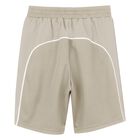 Boys Beige Logo Shorts, 2, hi-res