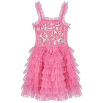 Girls Pink Tulle Dress