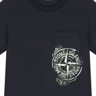 Boys Navy Blue Logo T-Shirt, 1, hi-res